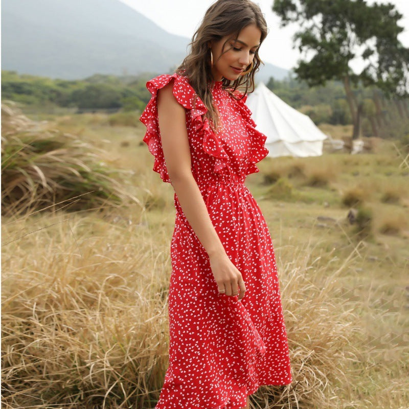 ROBE LONGUE EN CHIFFON D'ÉTÉ POUR FEMMES Robes Maxi