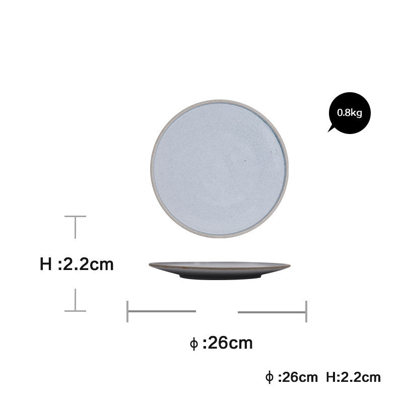 Household Dinner Plate, Flat Plate, Bowl and Plate Set