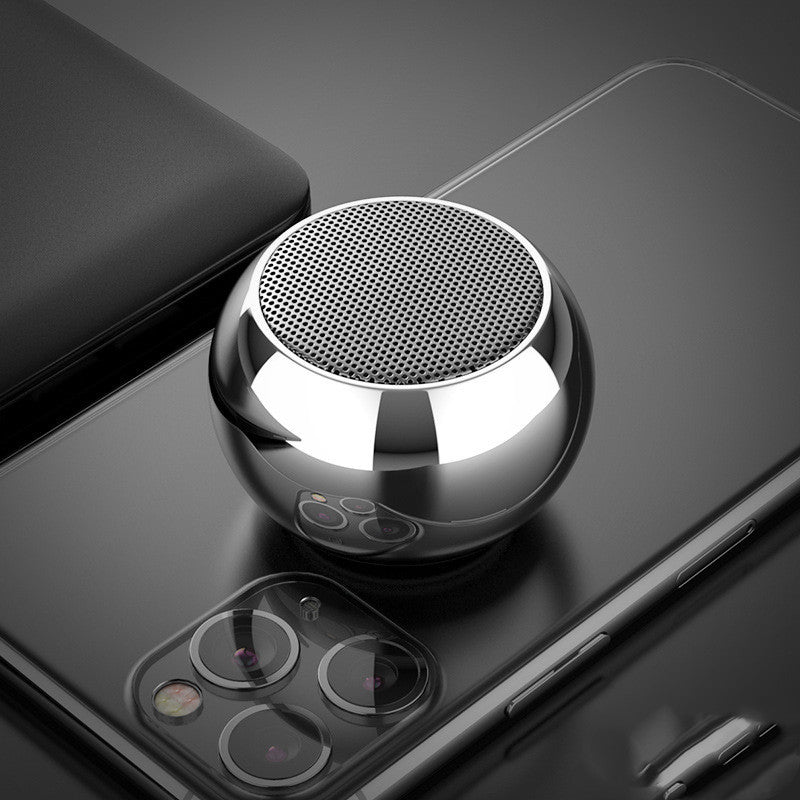 M3 Färgglada Trådlösa Högtalare 3D Mini Galvaniserad Rund Stålkanon Blåtandshögtalare Radio Stöd U Disk Subwoofer
