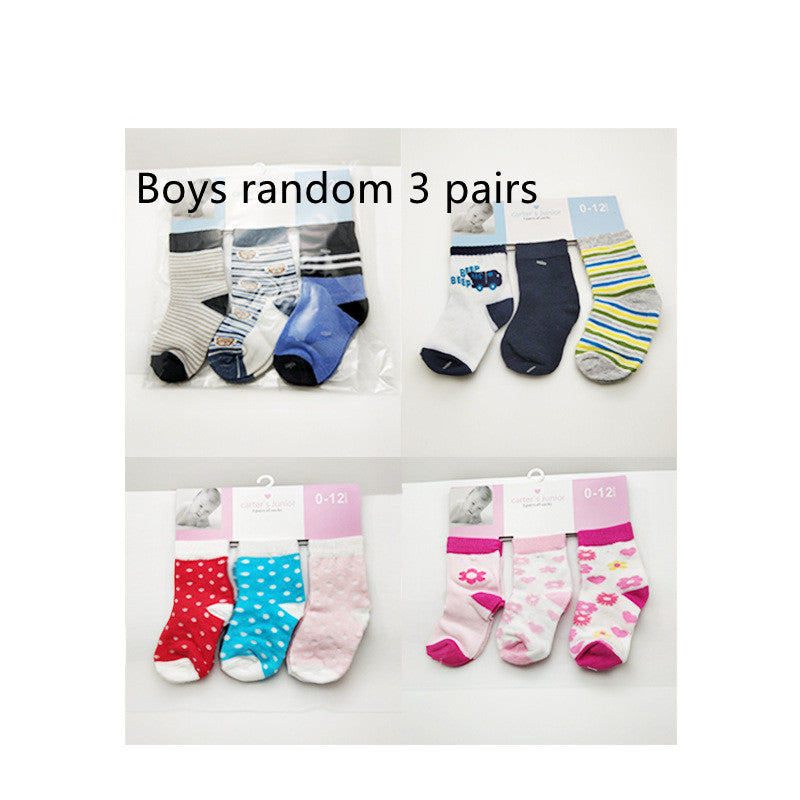 3 par Medium Tube babystrumpor, tunna, platta babystrumpor som andas