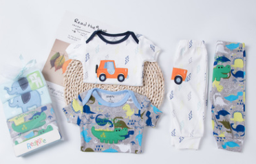 Barnkläder Kortärmade pojkar och flickor Hemkläder Sommar Baby Underkläder Pyjamas Set