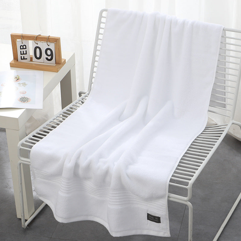 Serviette de bain en coton pur 500g, épaisse, douce et absorbante, cadeau pour Salon de beauté, hôtel, grande serviette, fabricant, vente en gros, Logo personnalisé