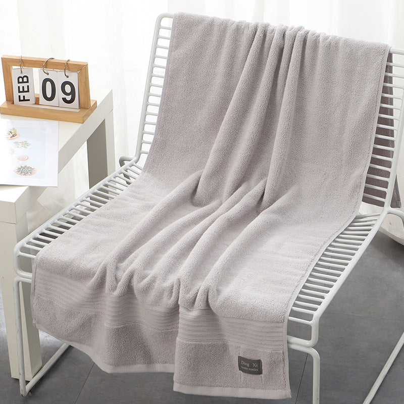 Serviette de bain en coton pur 500g, épaisse, douce et absorbante, cadeau pour Salon de beauté, hôtel, grande serviette, fabricant, vente en gros, Logo personnalisé