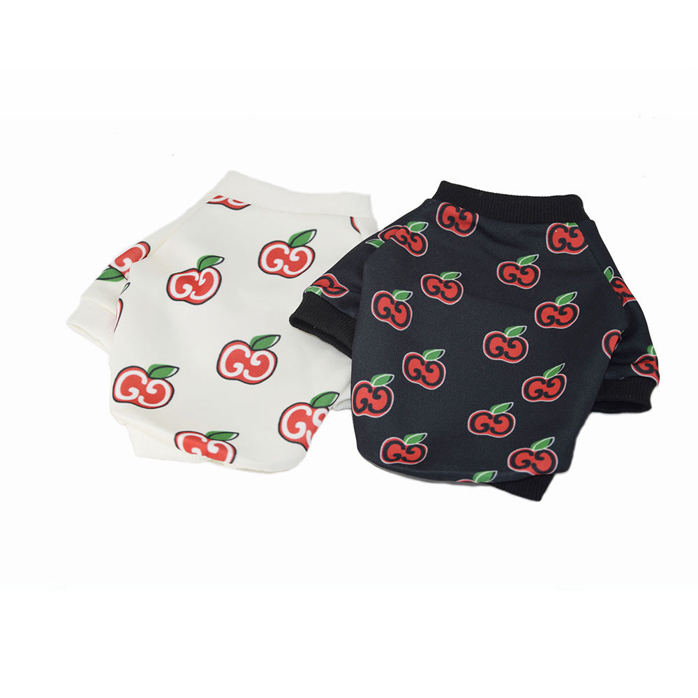 Vêtements pour chiens en peluche de printemps et d'automne, vêtements personnalisés pour chiens, vêtements pour animaux de compagnie