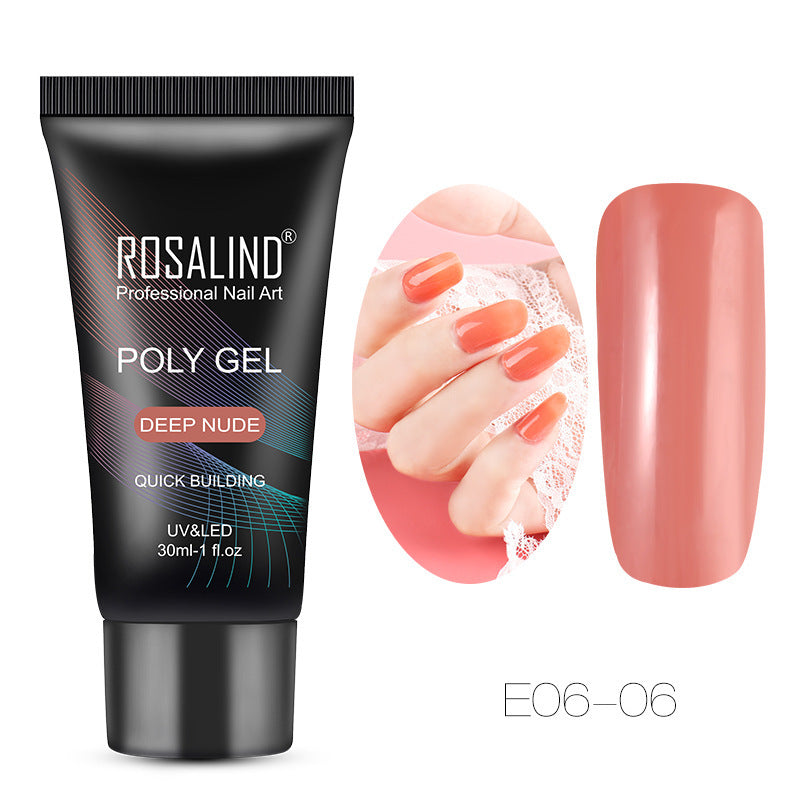 Professional Crystal Nail Extension Gel - 30ml Phototherapy Colloid | Durable Convenient Formula