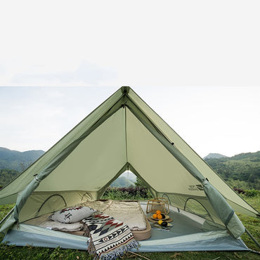 Tente de Camping en coton pour Camping en plein air, lumière familiale exquise, grand espace de luxe