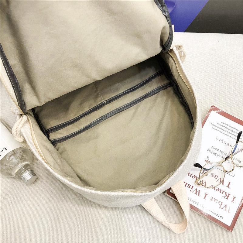 Nouvelle mode Joker Simple sac à dos de couleur unie
