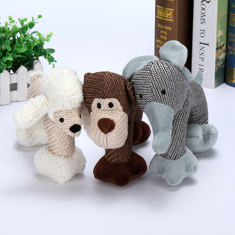 Jouets parlants pour animaux de compagnie, jouets en peluche pour chiens
