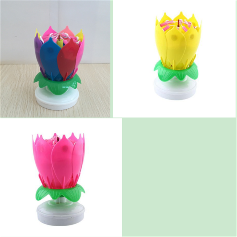 Incroyables bougies de lotus
