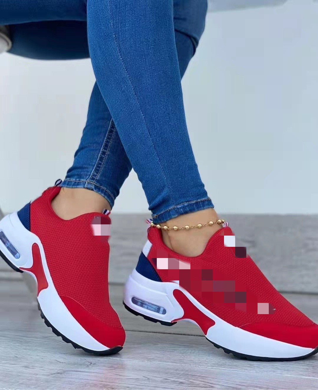 Air Cushion Dad Sneakers - Slip-On Comfort Shoes - Relaxed Collection