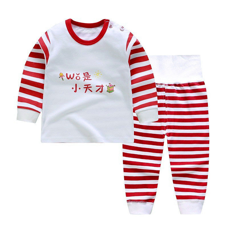 High Waist Belly Protector Baby Underwear Set