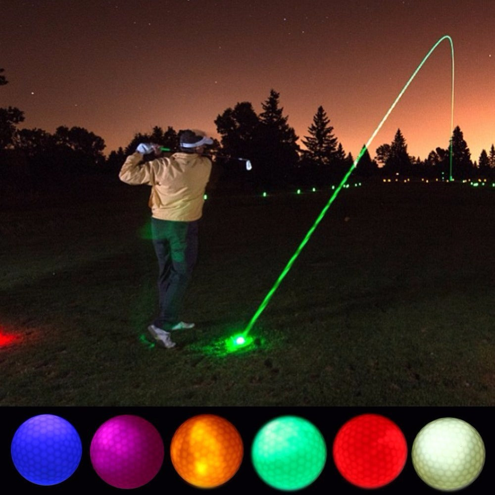 Led golfboll blinkande boll golftillbehör