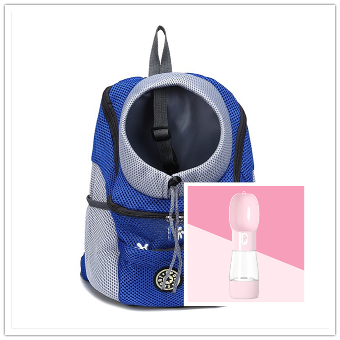 Pet Dog Carrier Carrier For Dogs Ryggsäck Ut Dubbel axel Bärbar Travel Outdoor Carrier Bag Mesh