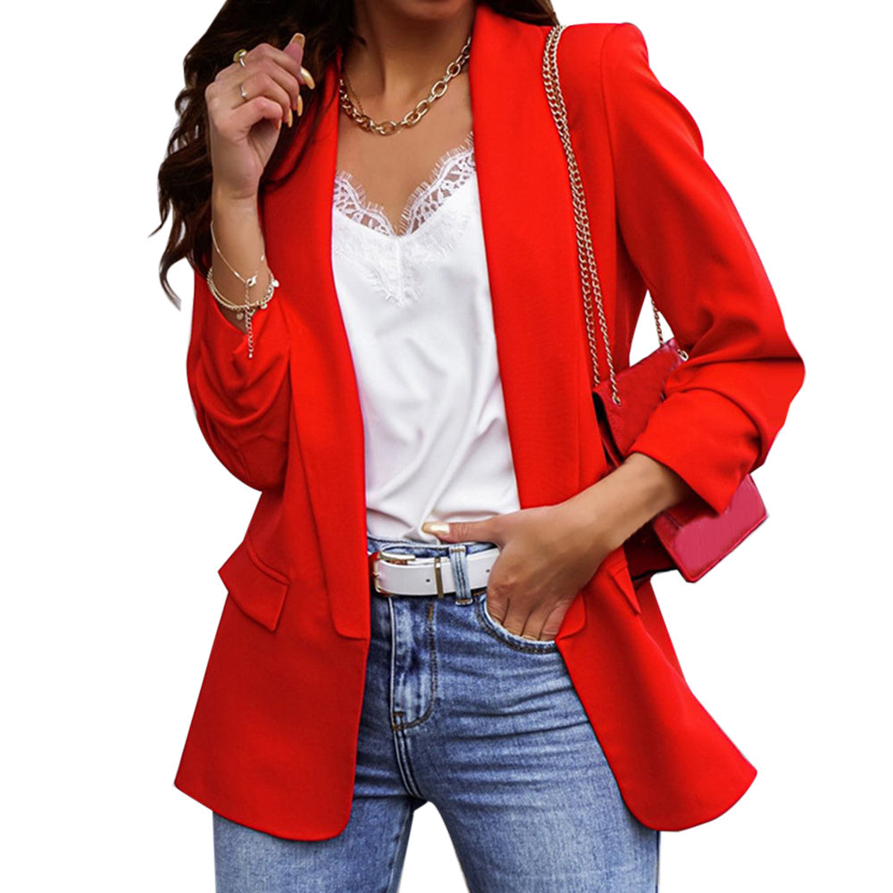 Elegant Blazer For Women - Loose Fitting, Stylish Design