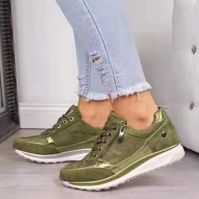 Women's Thick Bottom Daddy Shoes - 3cm Height Increase