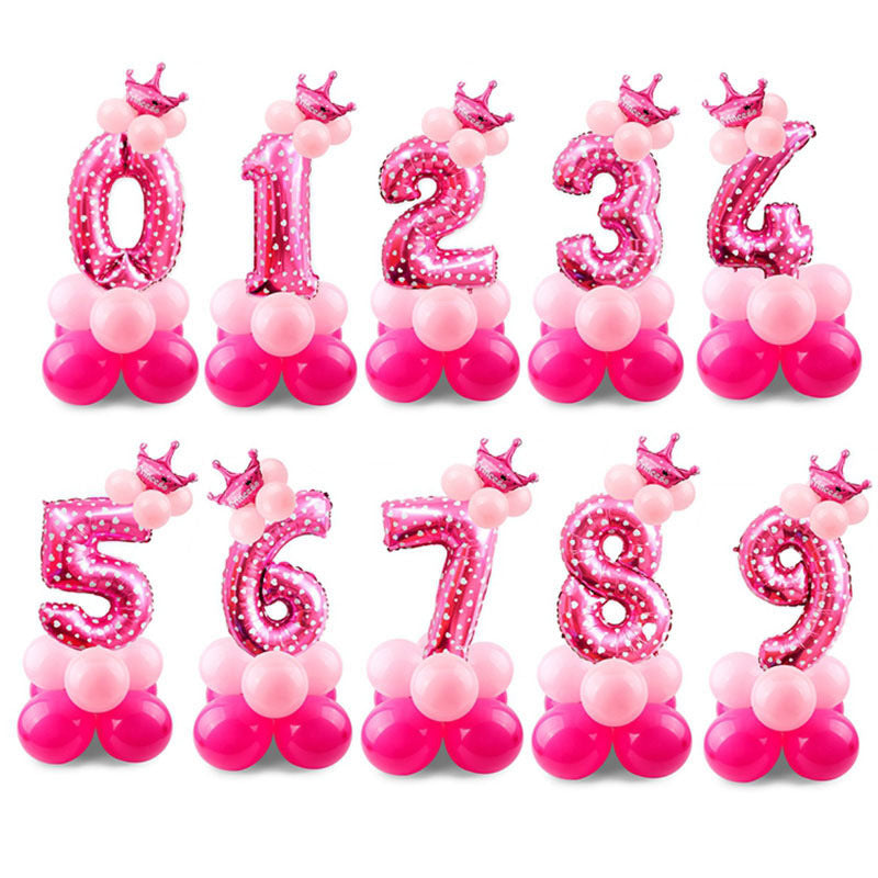 Ballon en aluminium pour fête d'anniversaire