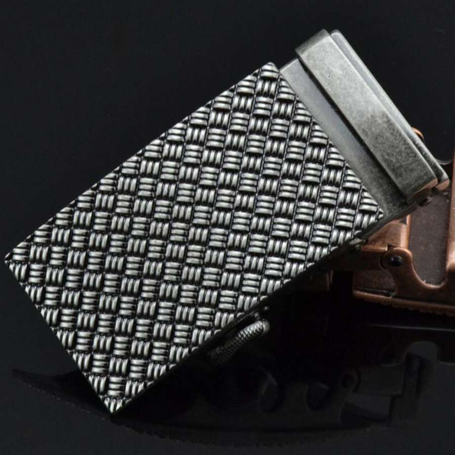 Men's Automatic Buckle Alloy Leather Belt Head - Contemporary Innovation