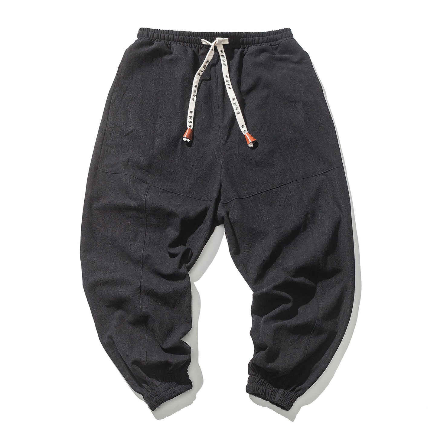 Herr Hip Hop Streetwear Gym Joggers Byxor Dragsko Resårfickor Avsmalnande Träningsbyxor