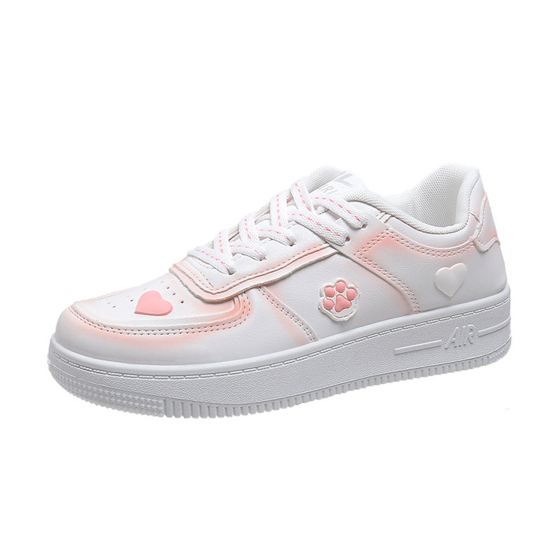 Cherry Blossom Powder Platform Blanc Chaussure Enfant