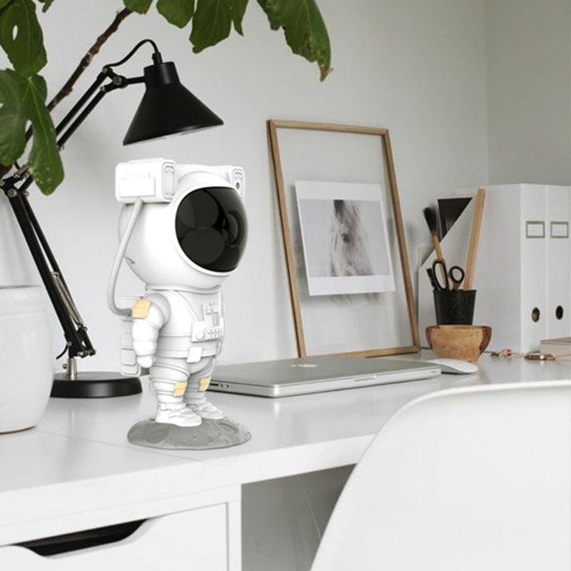 Créatif astronaute galaxie ciel étoilé projecteur veilleuse USB atmosphère Sovrum Brenda lampa bordslampa ourlet Verktyg lampa présentateur