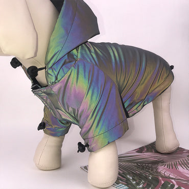 Fashion Dog Clothes Pet Dogs Hoodie for Dog Jacket Windbreaker Reflective Clothes