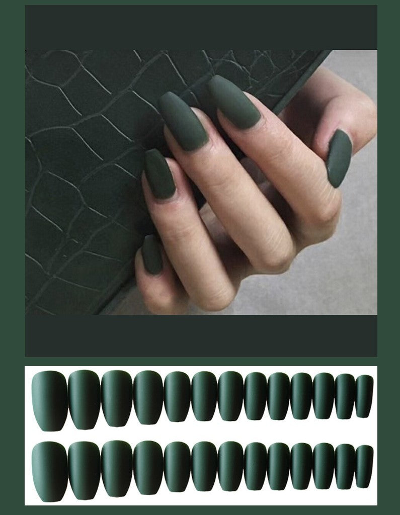Frosted Ballet Press-On Nails Complete Kit - 24 Pieces | Professional Application Set