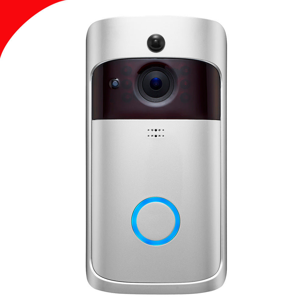 Videodörrklocka Smart trådlös WiFi säkerhetsdörrklocka