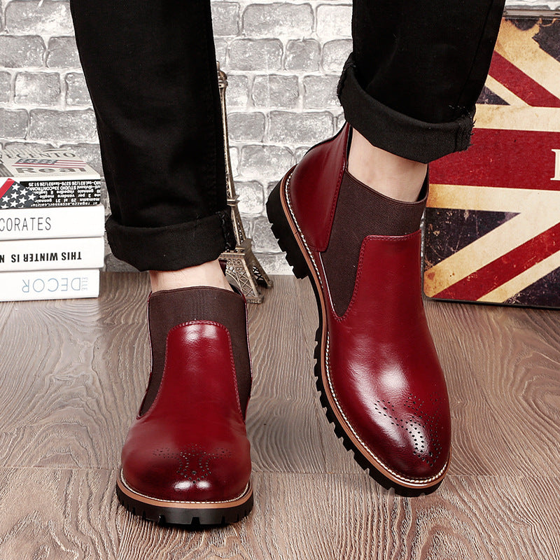 Bottes en cuir Brock chaussures pour hommes bottes Martin pour hommes