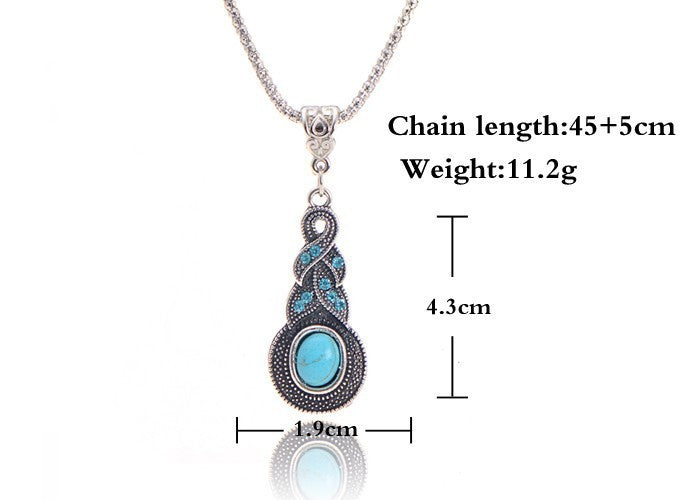 Turquoise Necklace Earrings - Elegant and Stylish