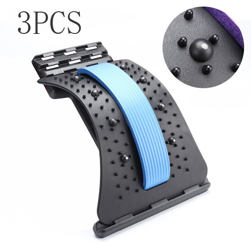 Professional Magnetic Back Arch Support - Advanced ABS & Memory Material Lumbar Massage Board