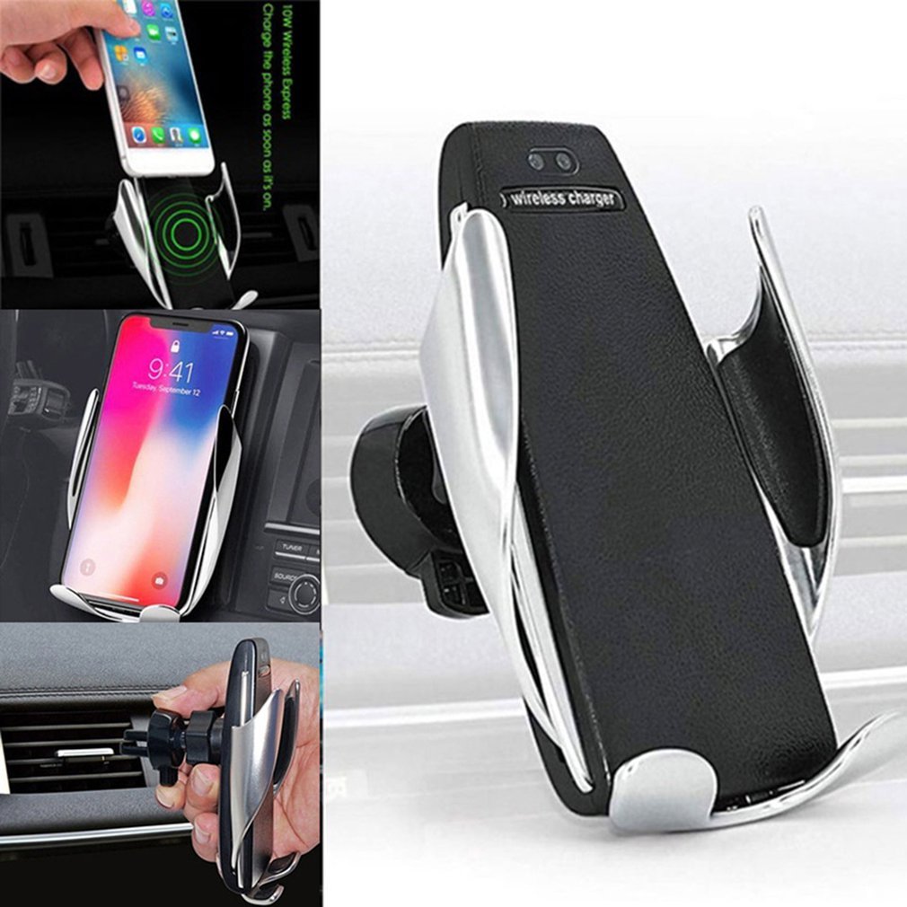 Chargeur de téléphone pour iPhone 11 Samsung Xiaomi 10W, double induction, chargeur rapide avec téléphone portable S5