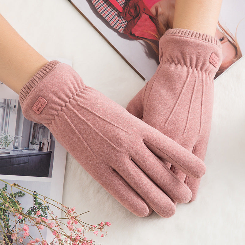 Vinter Thicken Thermal Handskar för kvinnor