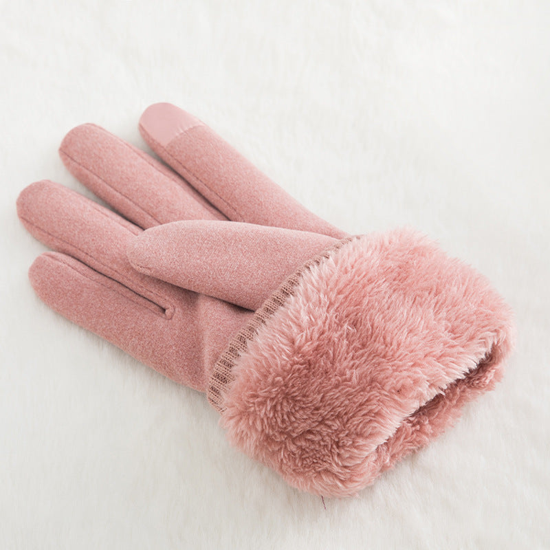 Vinter Thicken Thermal Handskar för kvinnor