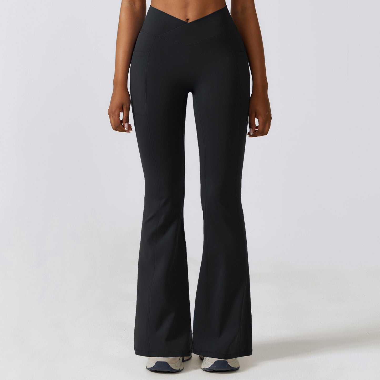 Wide Pants Hip Lifting Yoga Bell-bottom Pants Sports - Spacious Flow