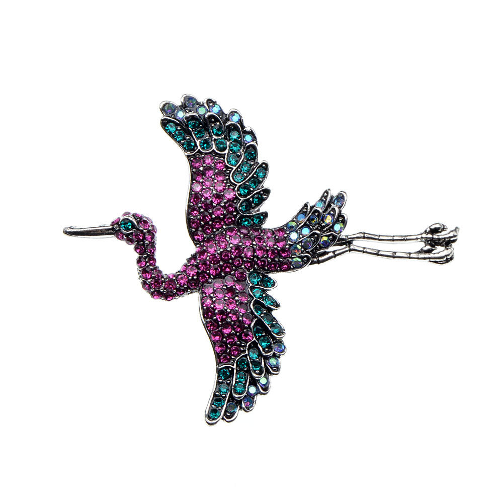 Kristallbrosch Full av Rhinestone Klädertillbehör Brosch