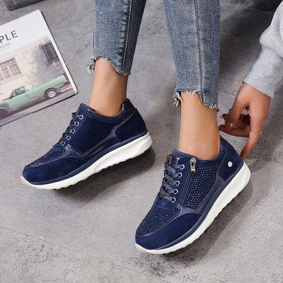 Women's Thick Bottom Daddy Shoes - 3cm Height Increase