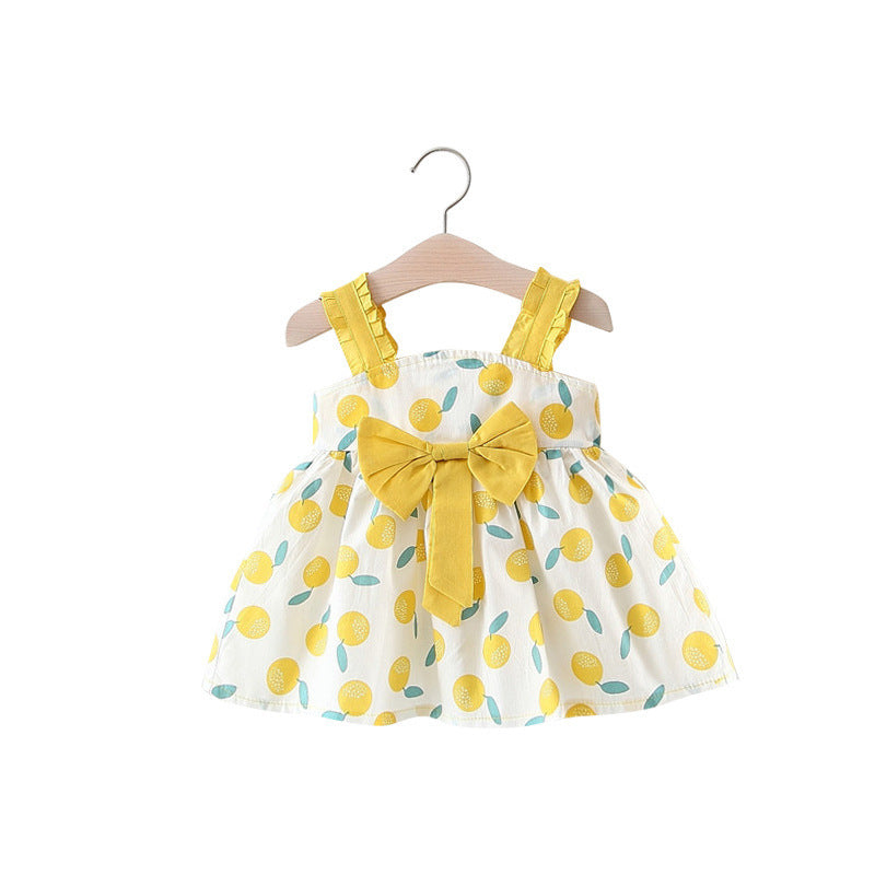 Tunn prinsessklänning för babyflicka