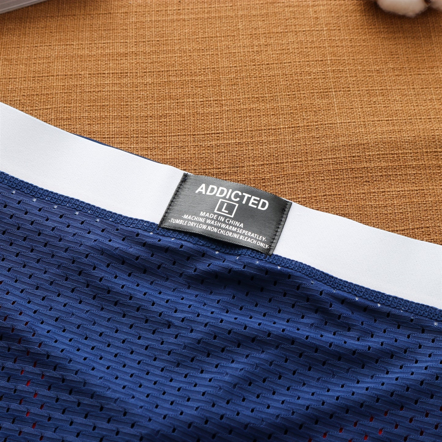 Herr Sexiga Låg Midja Andningsbara Issidens Mesh Bekväma Mode Trendiga Briefs Herr