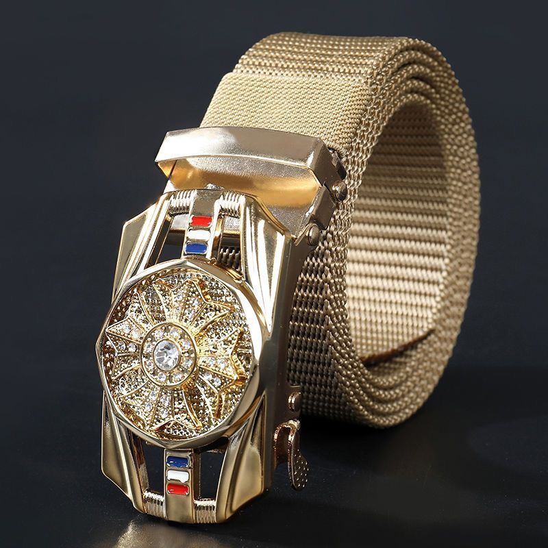 Woven Nylon Casual Fashion Belt - Comfortable Style