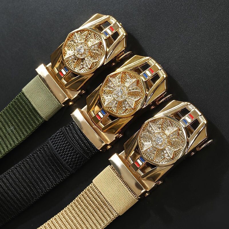 Woven Nylon Casual Fashion Belt - Comfortable Style