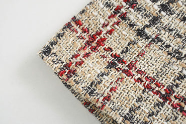 Plaid Texture Blazer Women's Clothing - Sophisticated Modern Elegant High-Quality Versatile