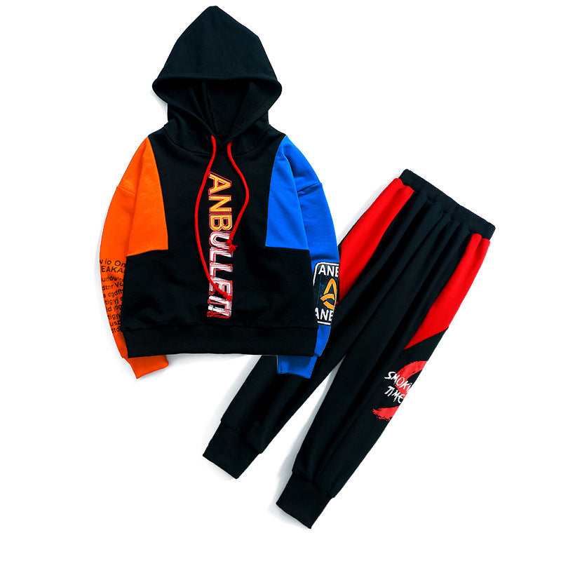 Boys' Spring Suit - Korean Style Long-Sleeved Sports Two-Piece Set