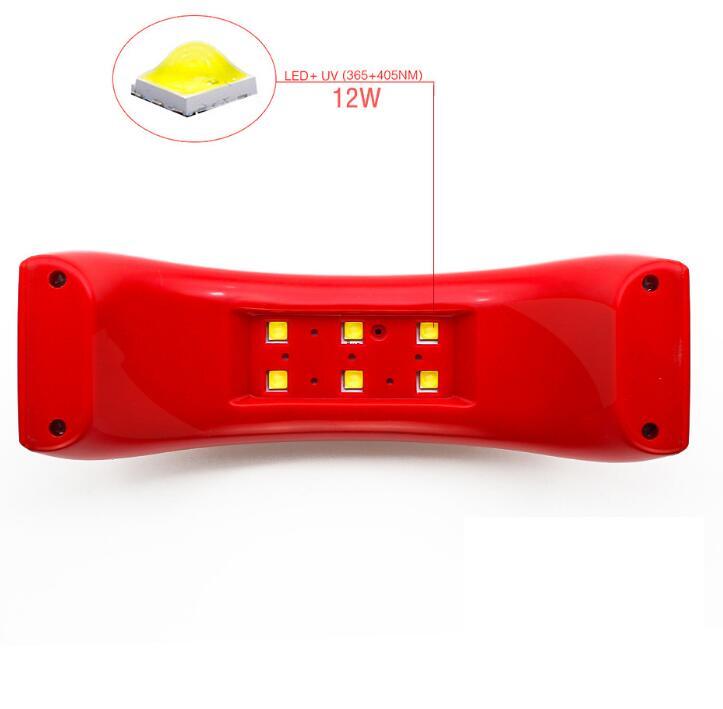LED-nagelkonstlampa Geltork Nagelkonstlampa Mobiltelefonmodellering Härdande UV-gel