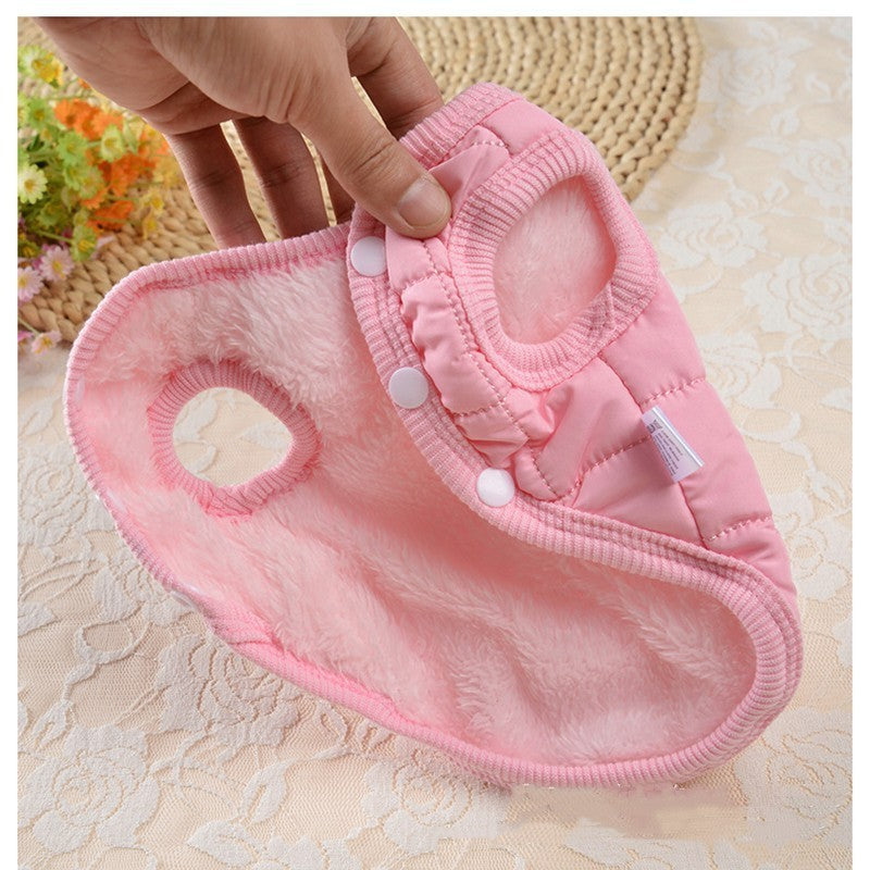 Nouveaux vêtements pour chiens de compagnie doublés en polaire