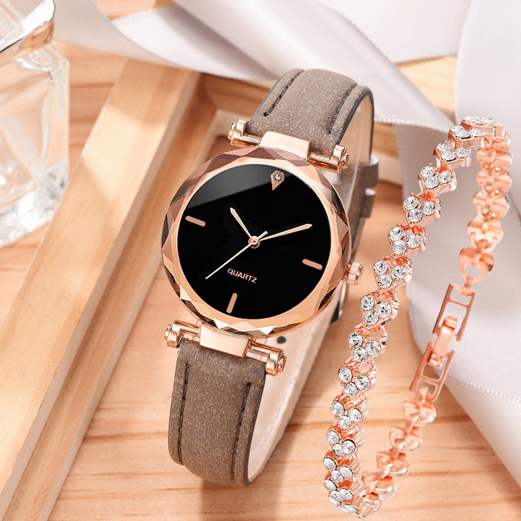 Klocka Enkel Bälte Klocka Quartz Klocka Armbandskostym