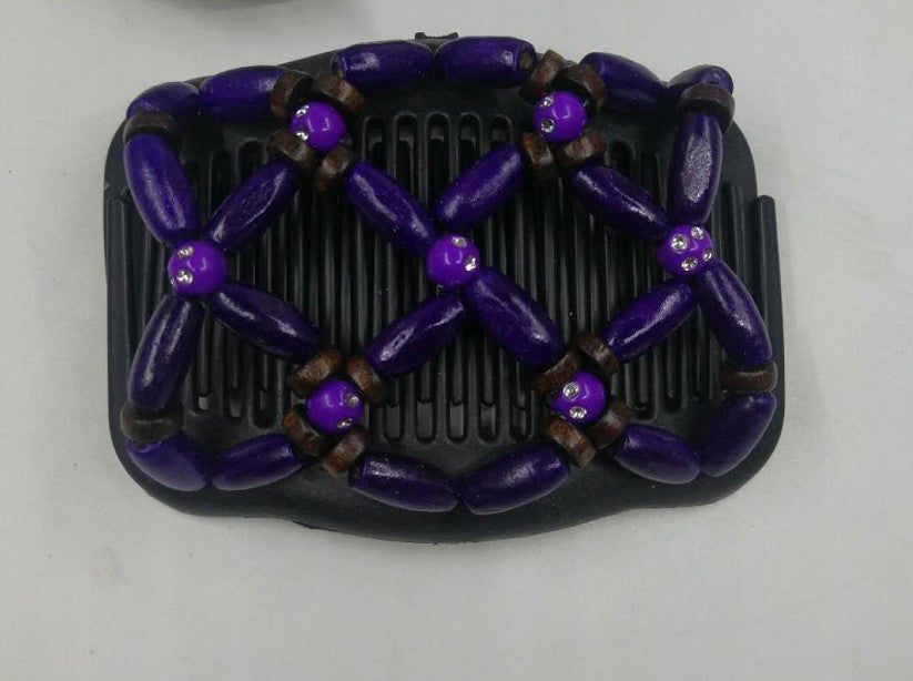 Vintage elastisk hårnål Stretch hårkam Hot Sales Pärlhår Magic Comb Clip Pärlor Pin Dam Håraccessoarer