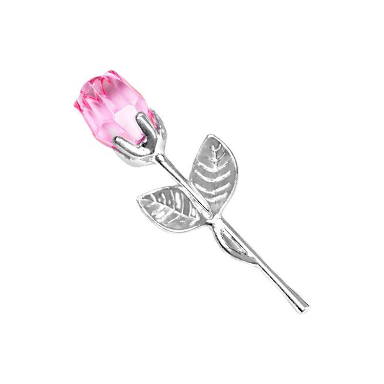 Cristal Métal Rose Saint Valentin Petit Cadeau Mariage