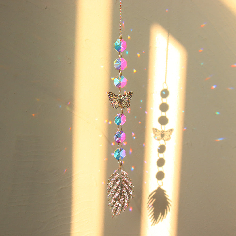 Summer Home Vacation - Suncatcher Crystal Sun and Moon Crystals Prism Rainbow