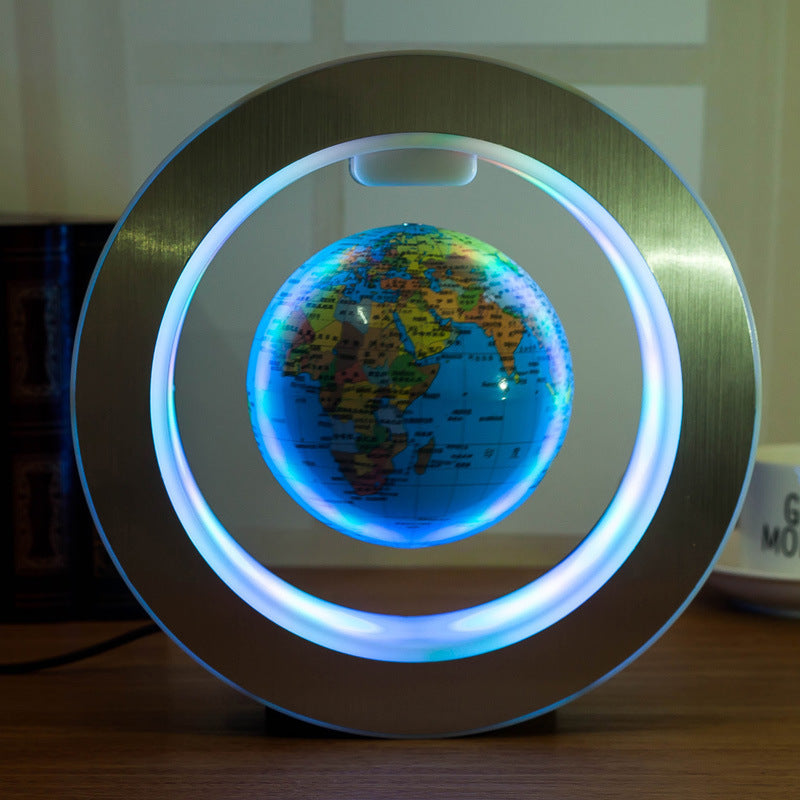 Ronde LED carte volante globe globe magnétique lévitation lumières anti-gravité mages