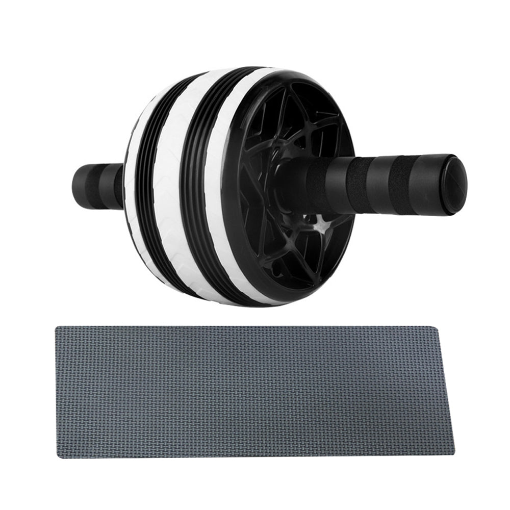 Professional Gym Fitness Equipment - Steel + PU Muscle Trainer Wheel Roller Kit (Abdominal Roller, Office/Home Use)